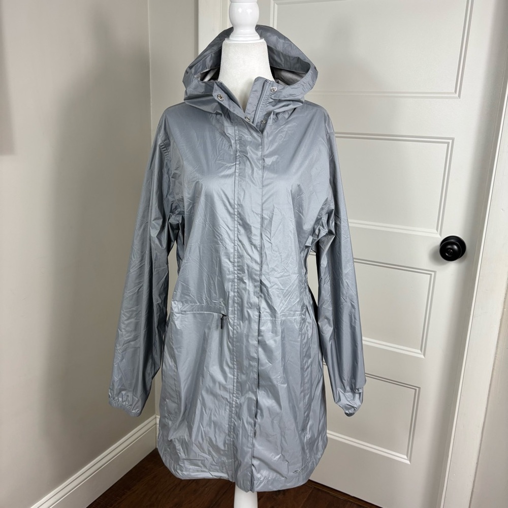 Exofficio Grey Long Length Raincoat Size‎ L